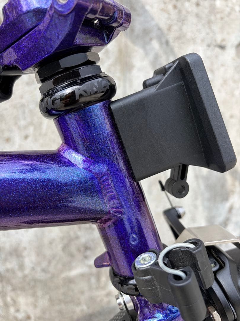 BROMPTON ブロンプトン カスタム　p6l パープルメタリック