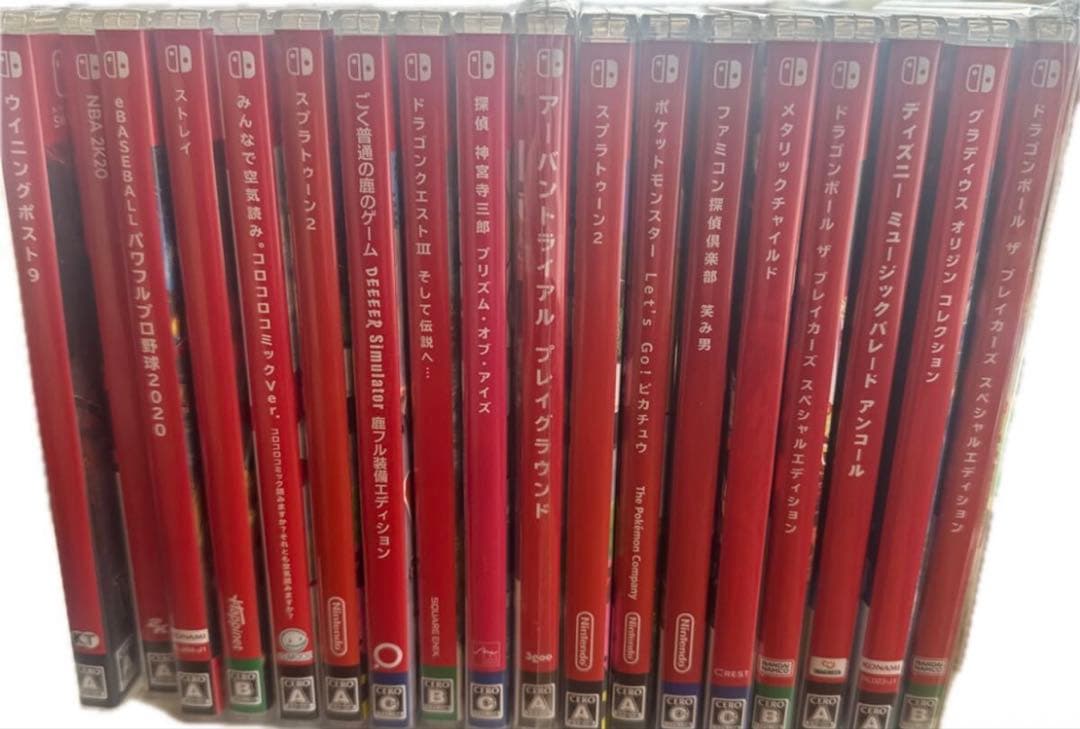 Switchソフト18本まとめ売り