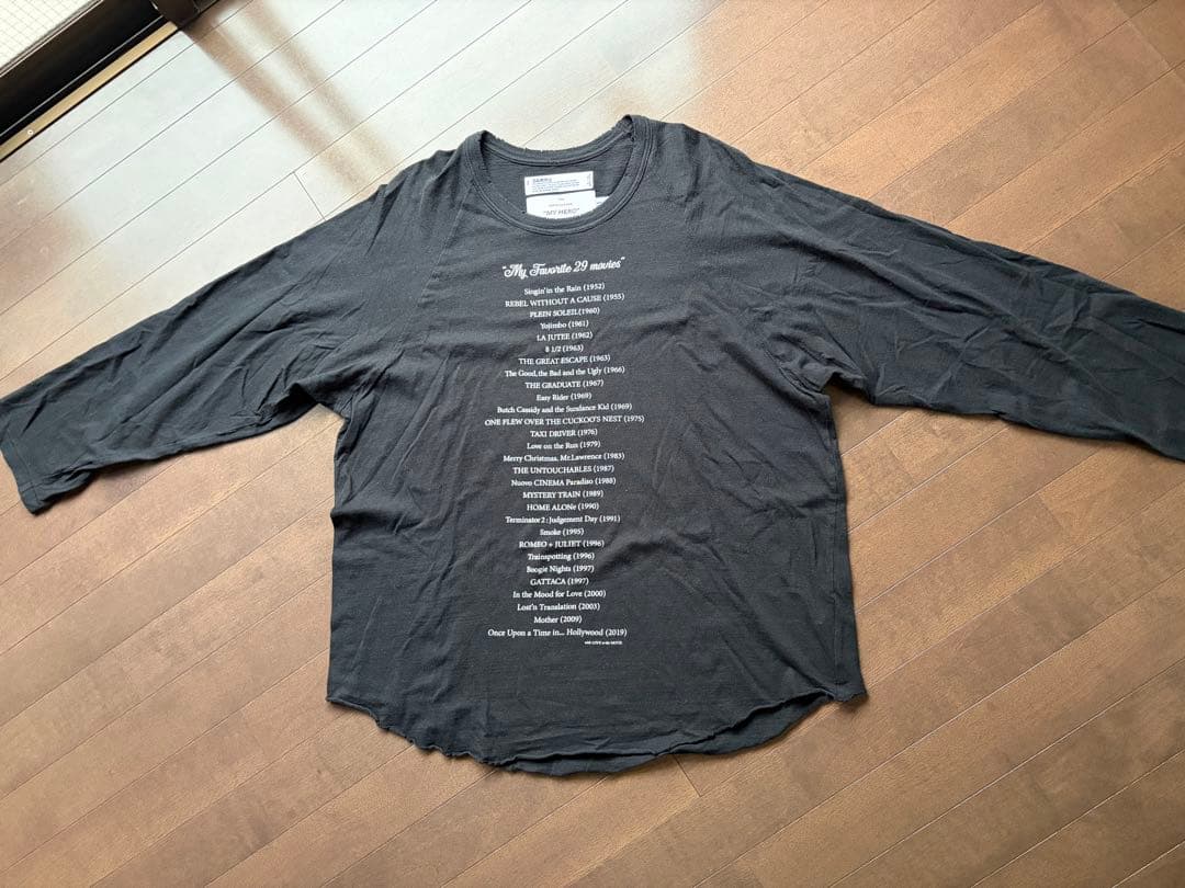 [最終値下げ]My Favorite Movies Big Raglan Tee