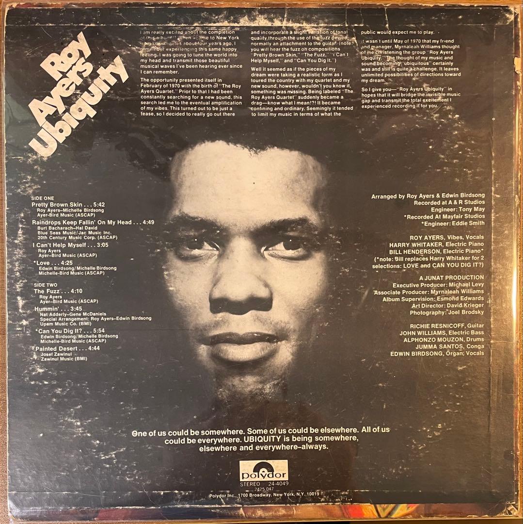 アナログLP Roy Ayers Ubiquity