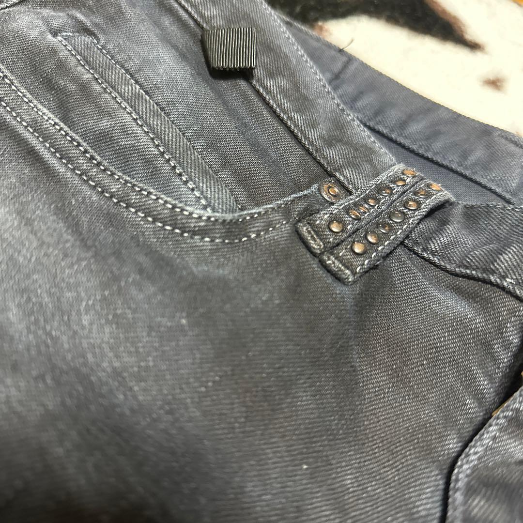 Roen ロエン　ブラックデニム　ジーンズ　34 Ｌ　スプレー加工