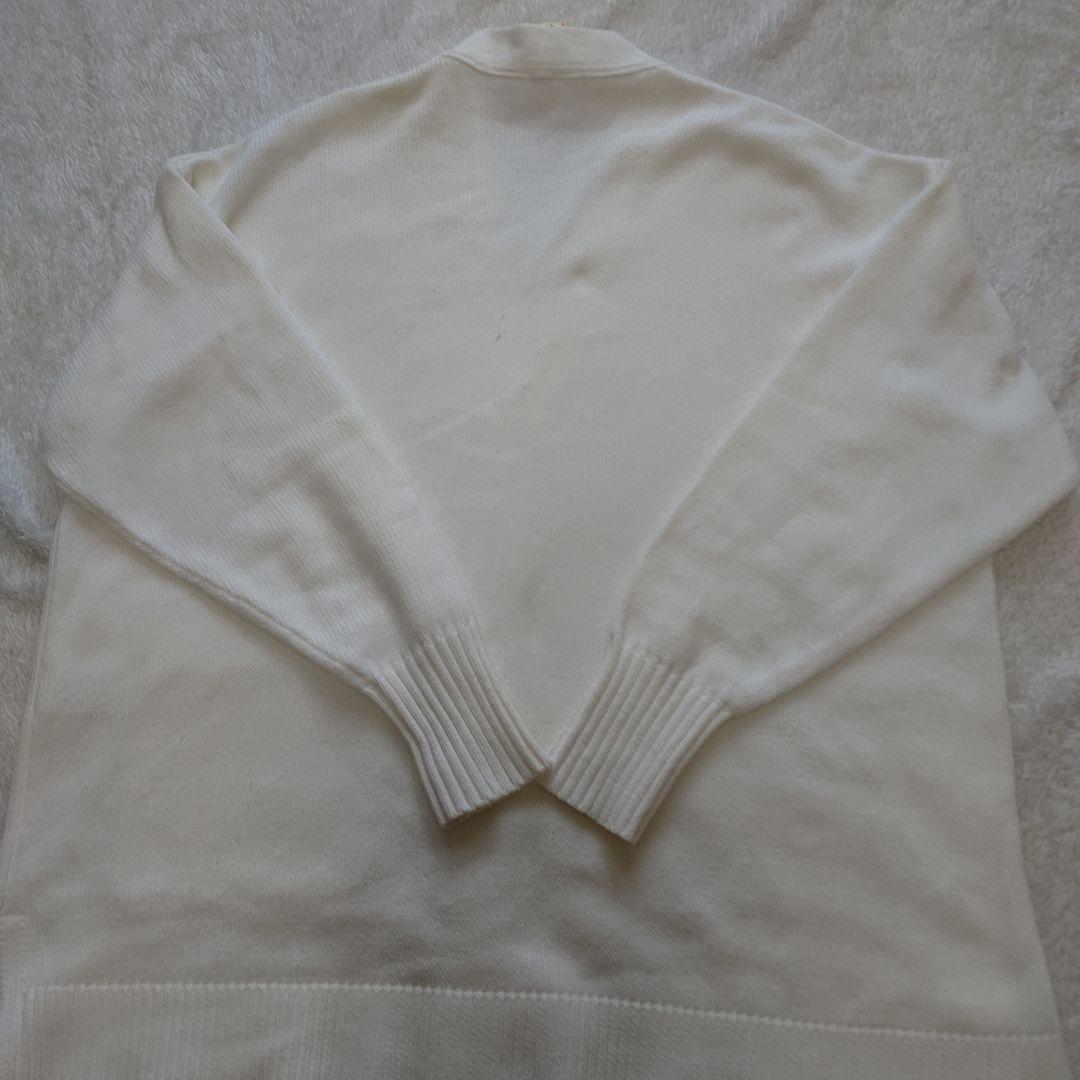 美品　nâgonstans ホワイト ニットカーディガン