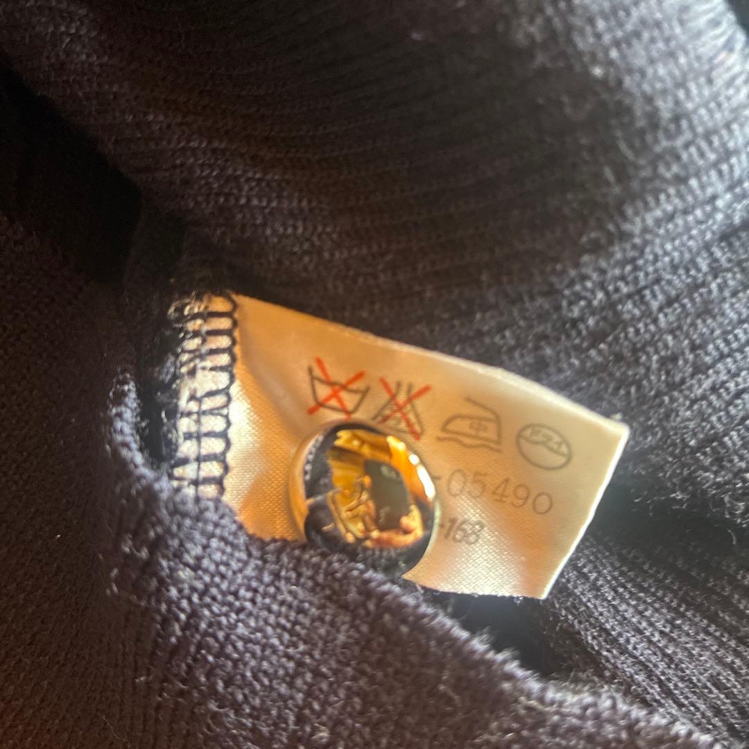 お値下げ致しました✨Courrèges ネイビー ボタン付きカーディガン
