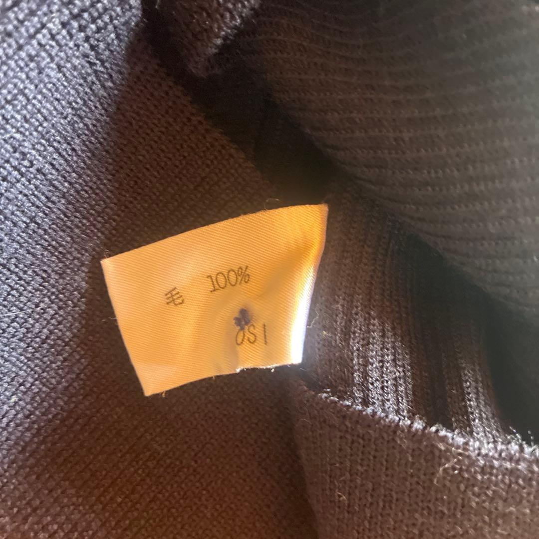 お値下げ致しました✨Courrèges ネイビー ボタン付きカーディガン