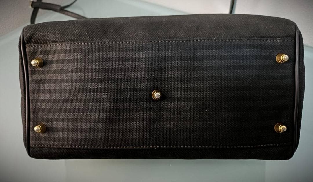 FENDI 黒　ミニボストンバッグ　ハンドバッグ　ショルダーバッグ　2way