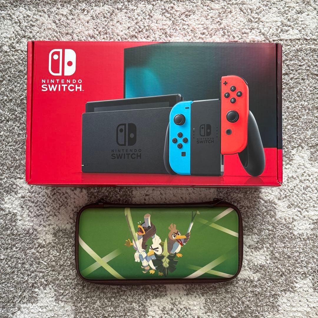 Nintendo Switch 本体+ポケモンケース+256GB SDカード