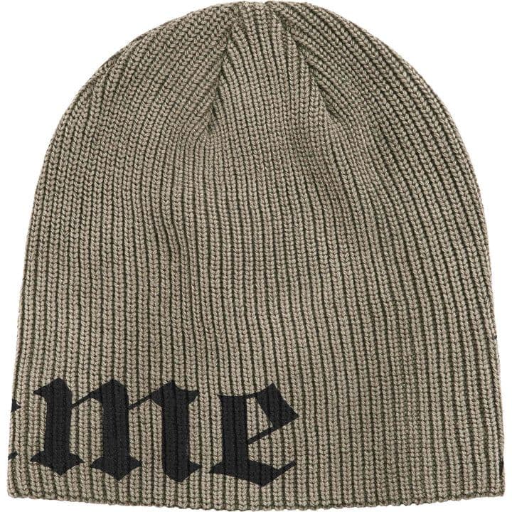 帽子 supreme Old English Printed Beanie Olive
