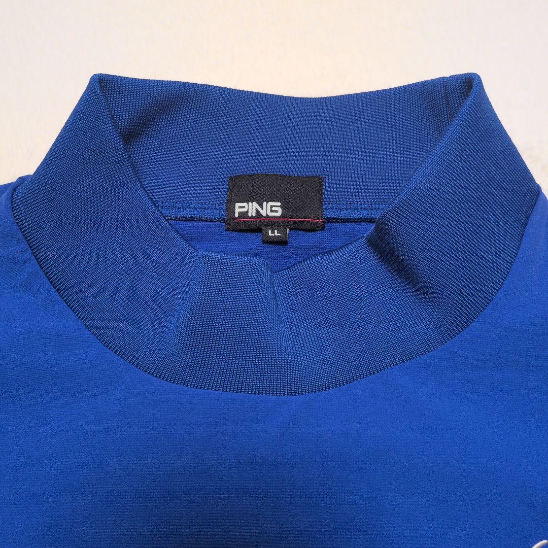 美品♡PING 2way スニード LLサイズ モックネック プルオーバー