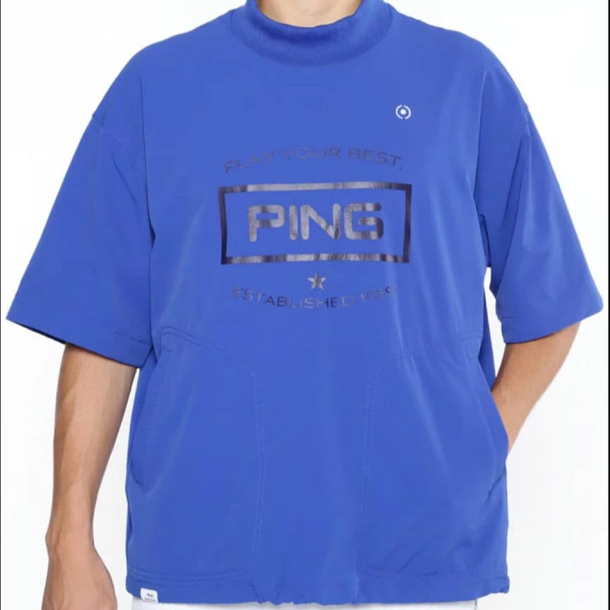 美品♡PING 2way スニード LLサイズ モックネック プルオーバー