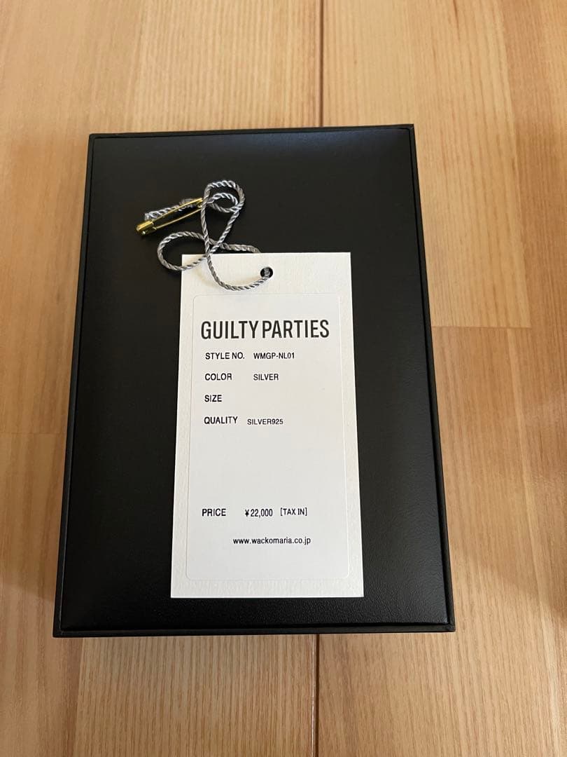 GUILTY PARTIES WACKO MARIA シルバー ネックレス