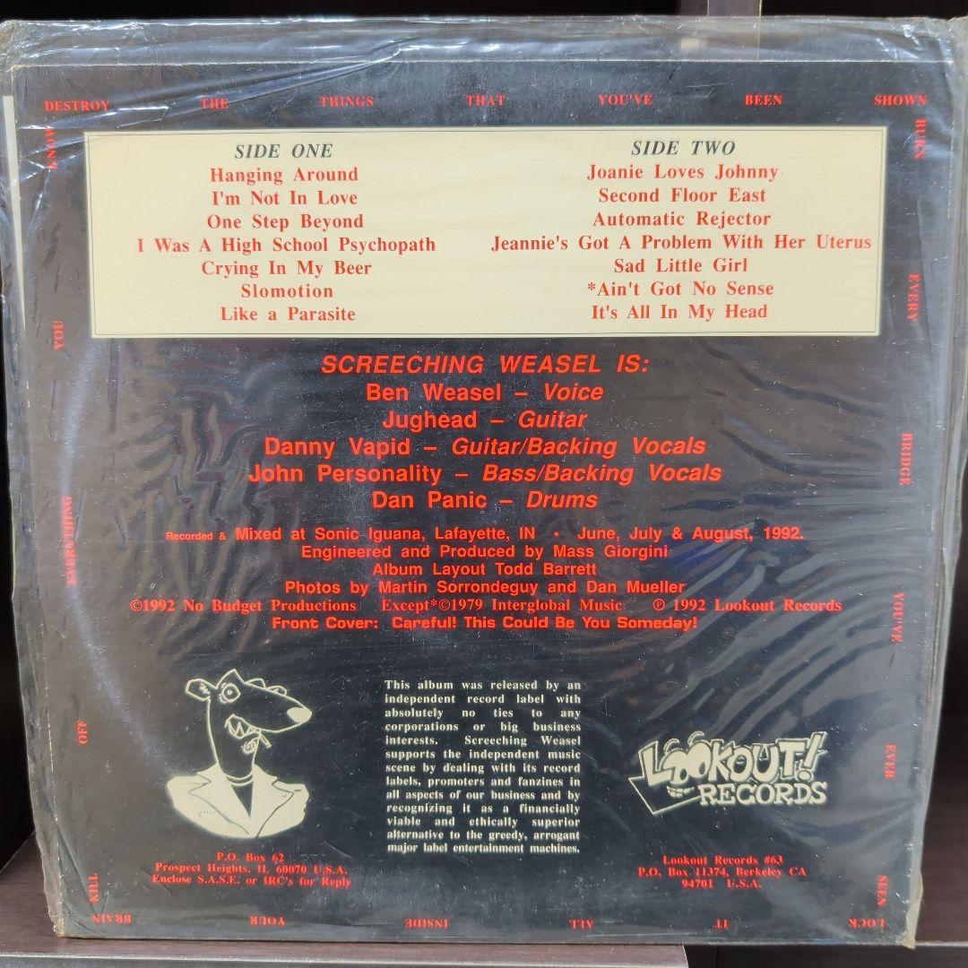 名盤LP Screeching Weasel Wiggle オリジナル盤 パンク