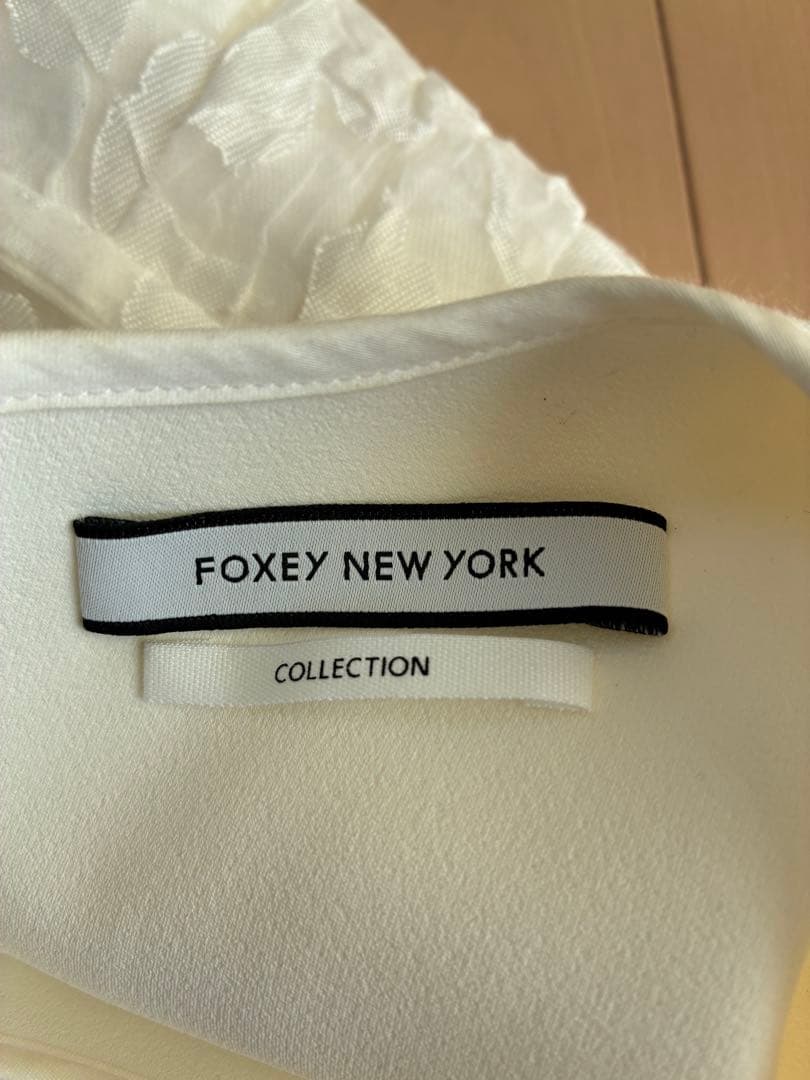FOXEY NEW YORK ホワイトレース　ワンピース　ドレス