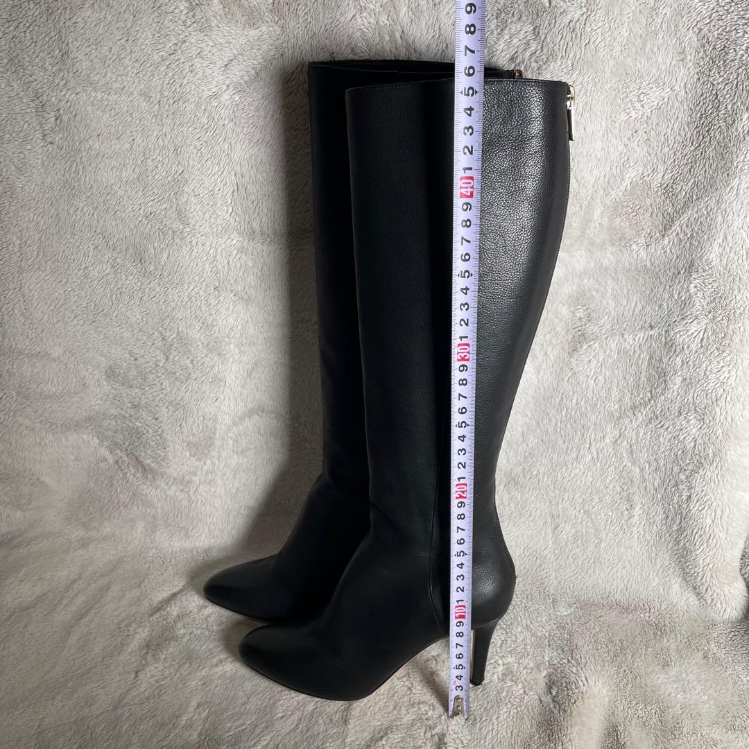 新品‼️Jimmy Choo ジミーチュウ　ロングブーツ　黒ブラック　レザー　本革
