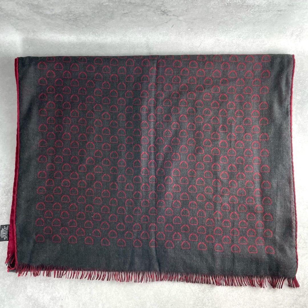 HERMÈSエルメス カシシル　ホースシュー柄　ストール カシミヤシルク