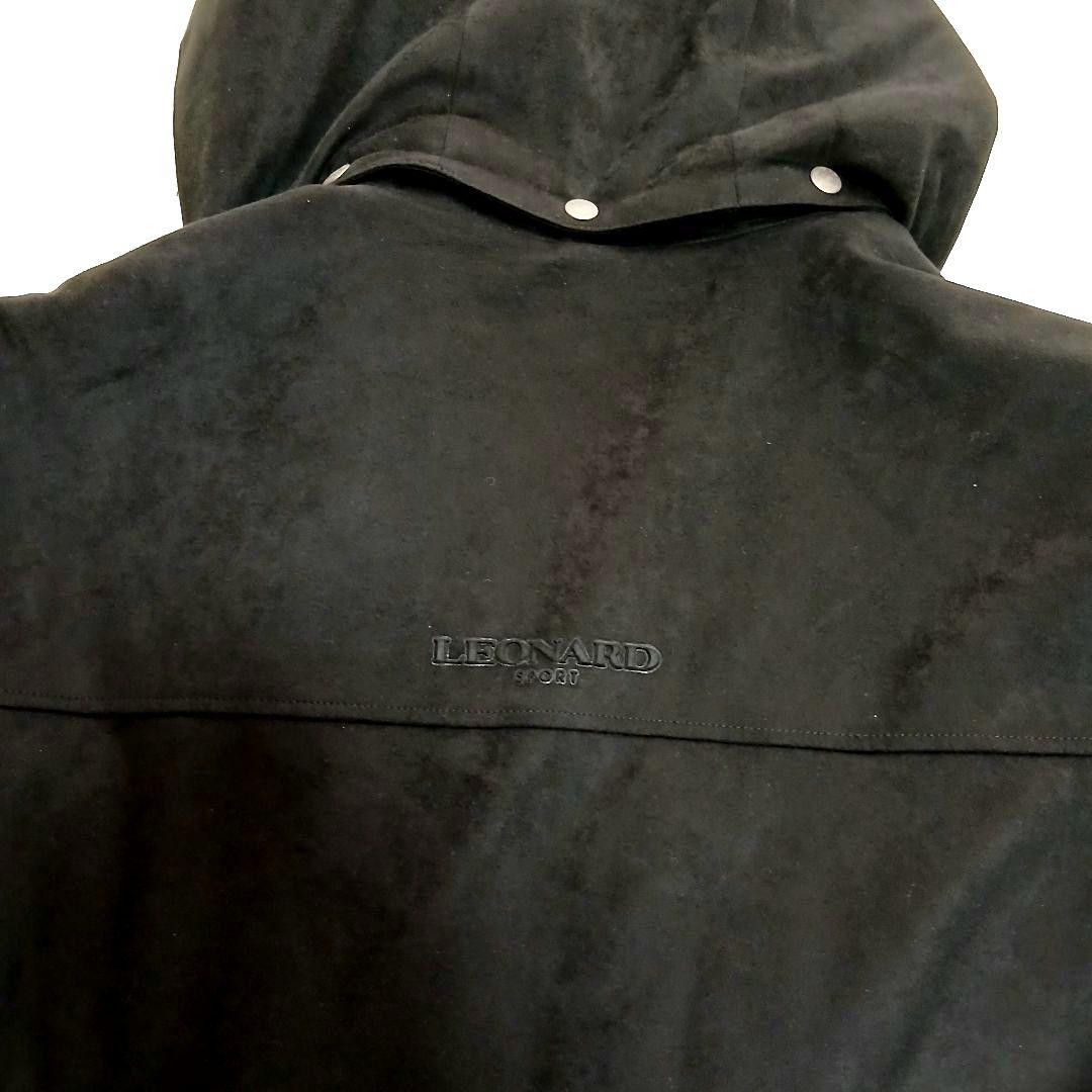 【LEONARD】レオナール　フード脱着　裏地キルティング　ロングコート