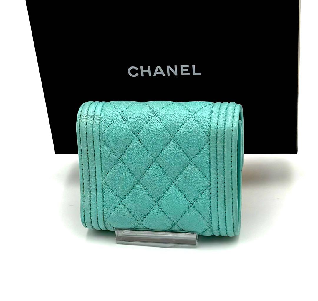 CHANEL ボーイシャネル マトラッセ ココマーク 財布