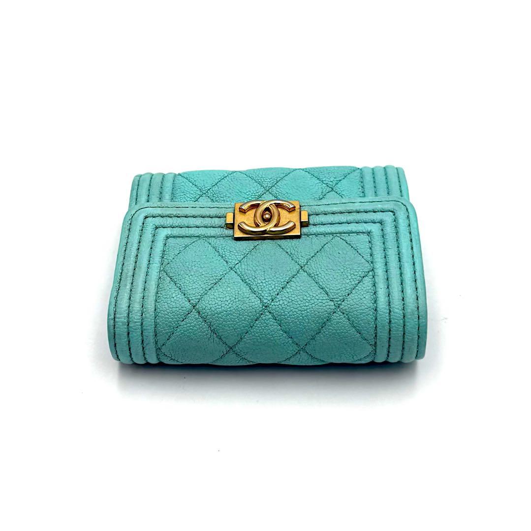 CHANEL ボーイシャネル マトラッセ ココマーク 財布