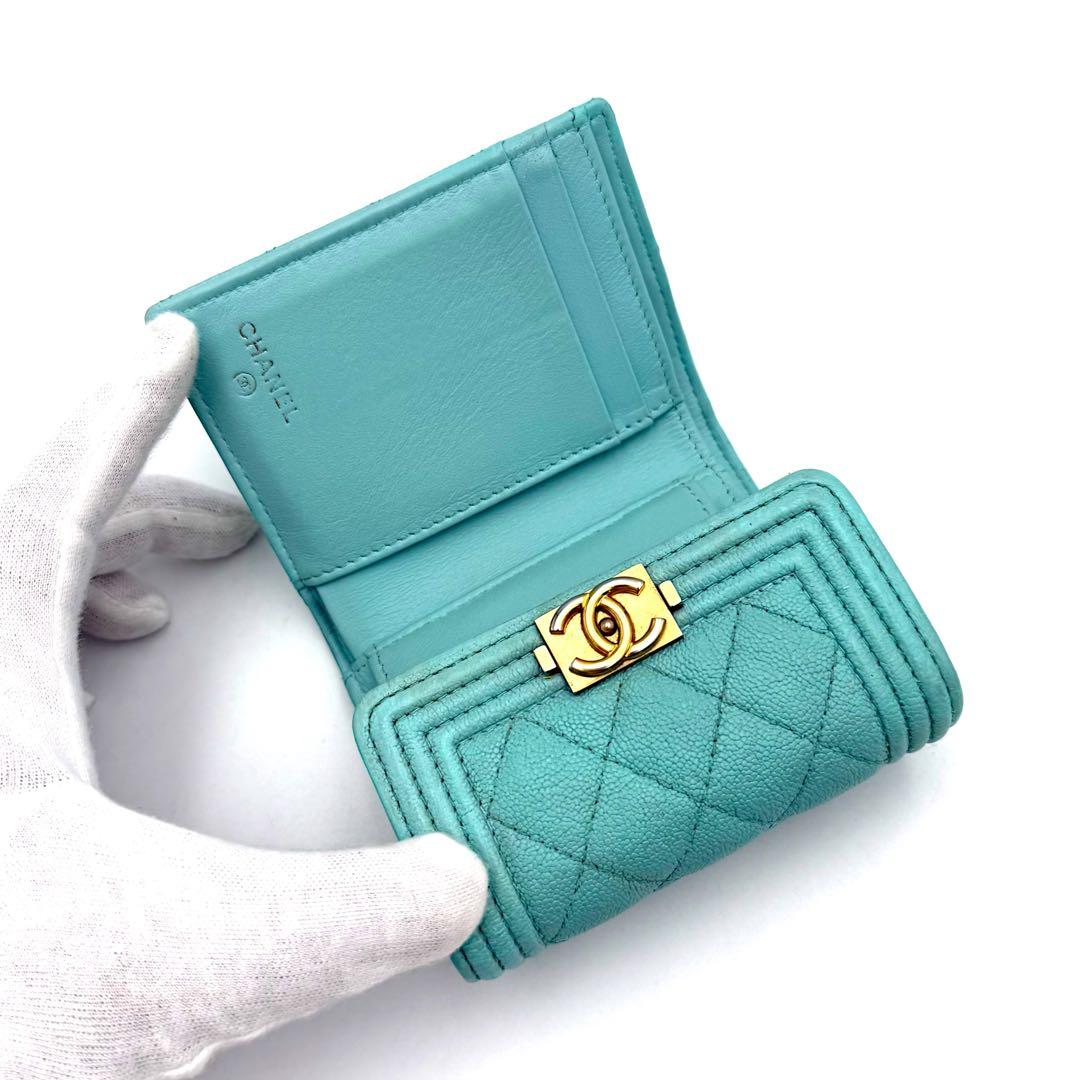 CHANEL ボーイシャネル マトラッセ ココマーク 財布