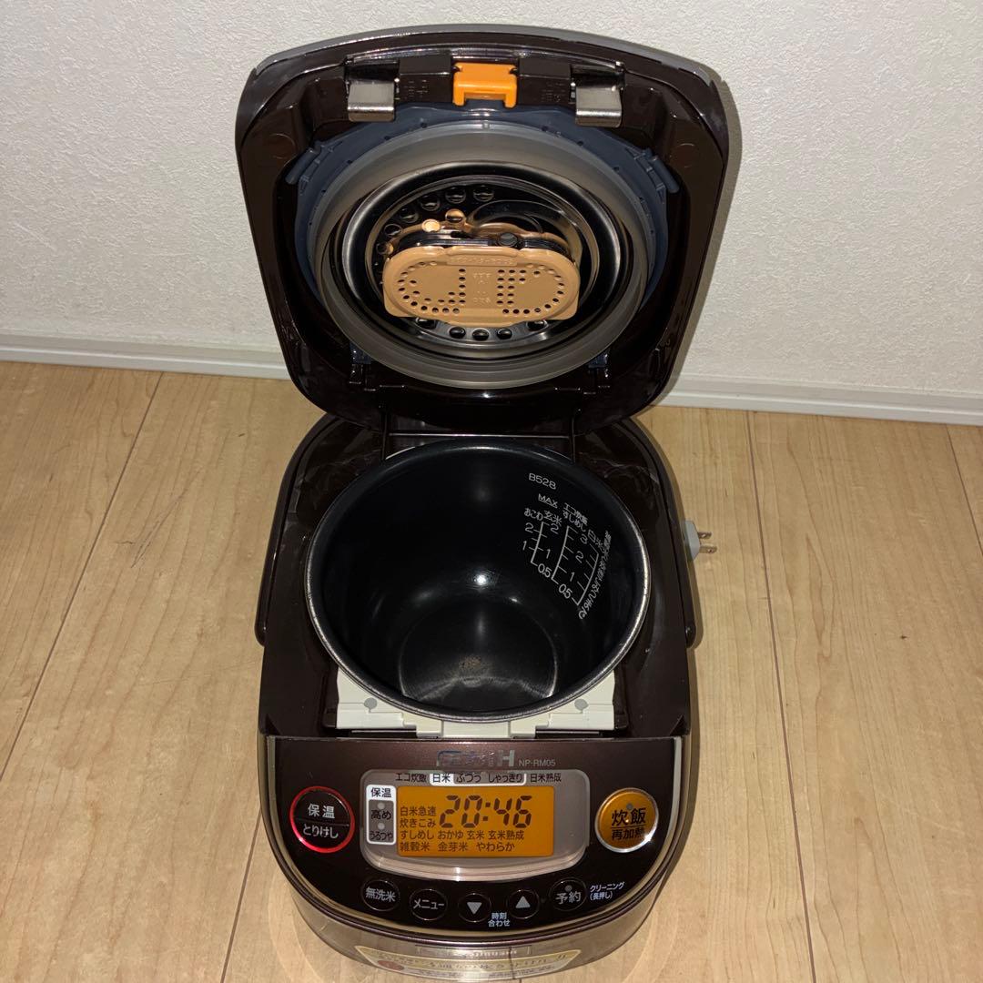 【美品】象印 圧力IH炊飯器 NP-RM05 3合炊き 白米/玄米/雑穀米対応