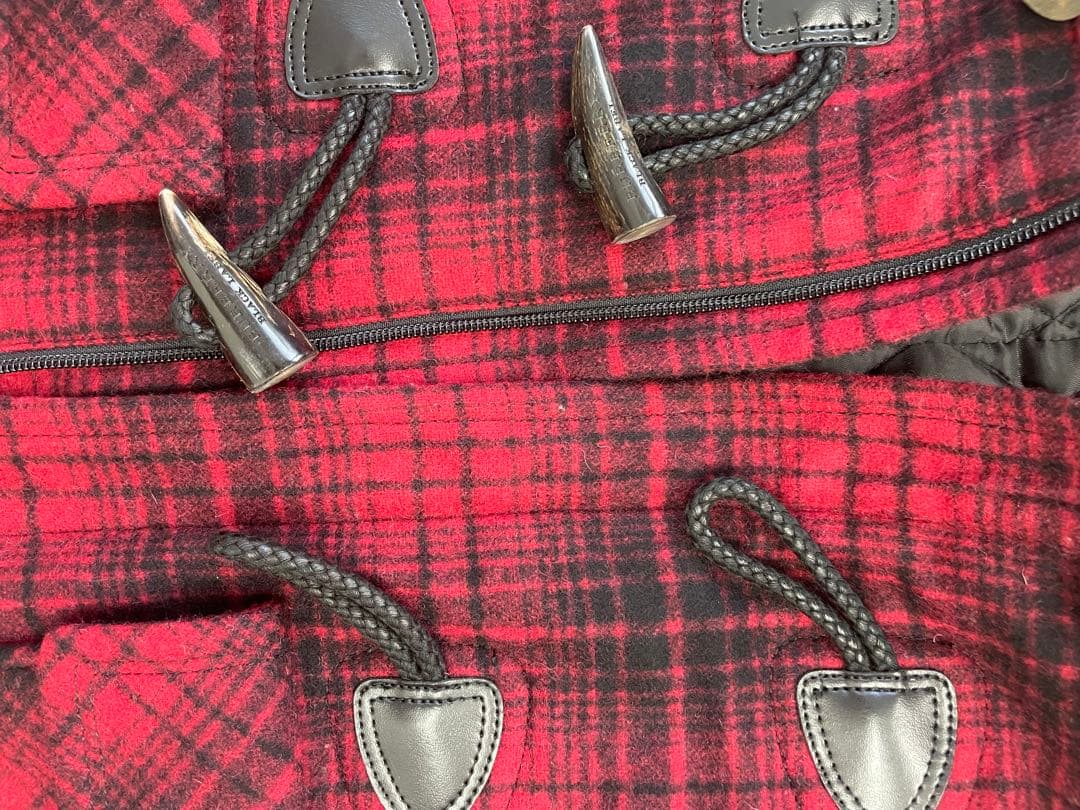 ✨美品✨ BURBERRY BLACK LABEL ダッフルコート チェック 赤