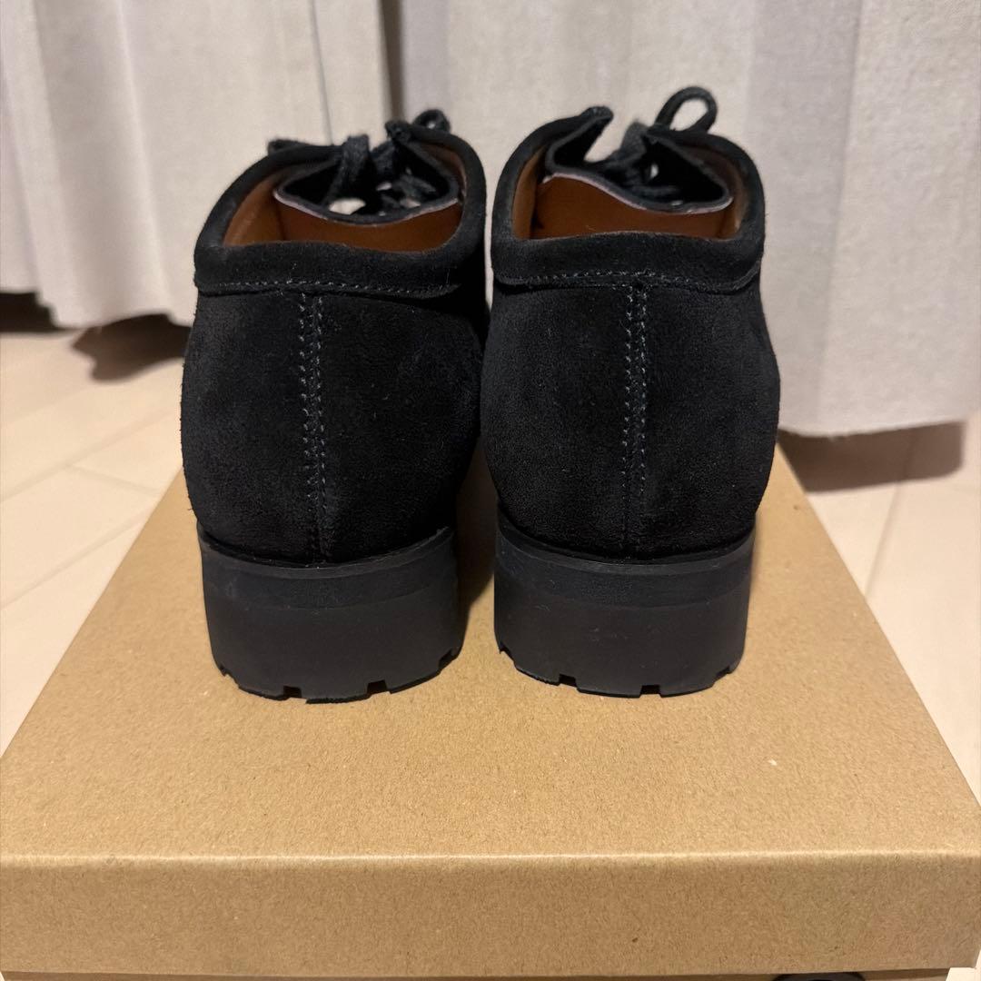 shiun BLACK SUEDE MOCCASIN XSサイズ