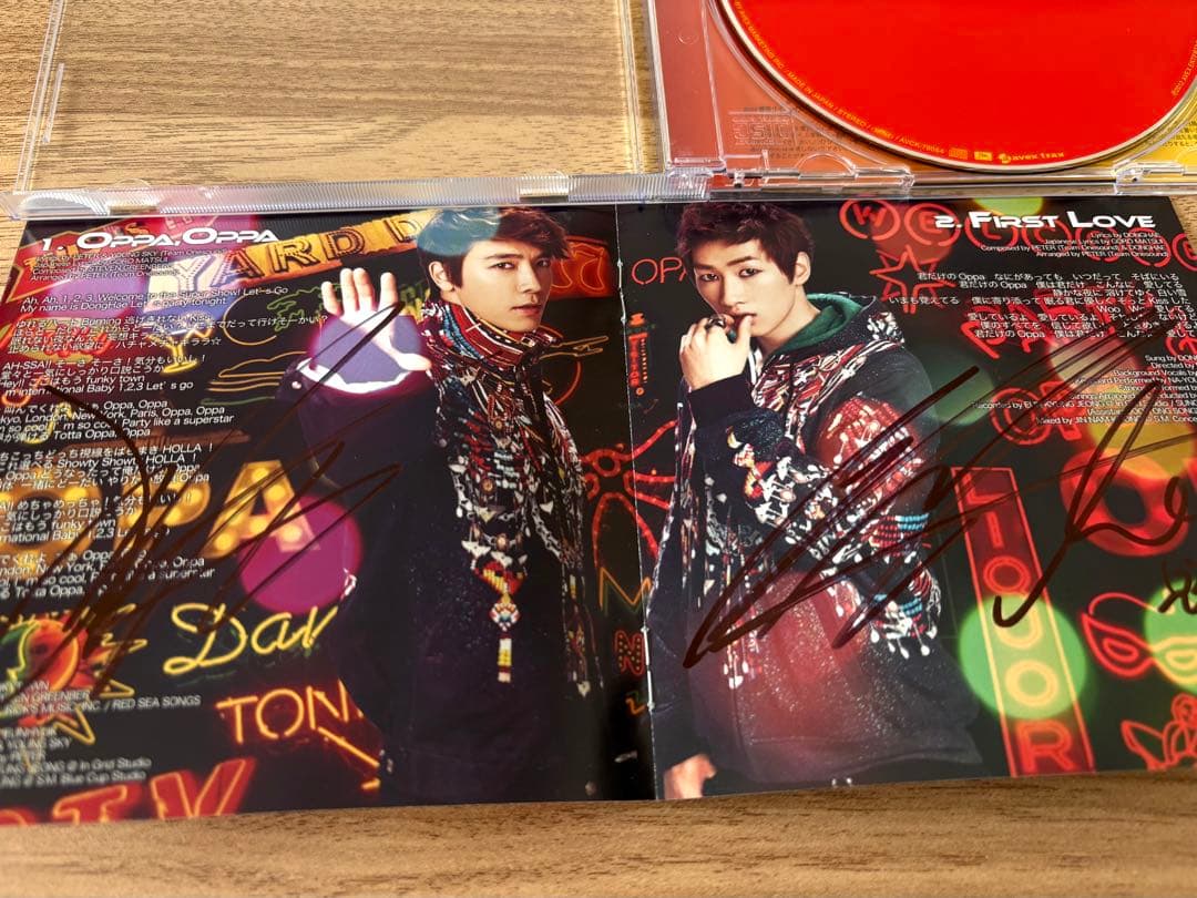 直筆サイン入り★Super Junior Oppa, Oppa★ドンへ&ウニョク