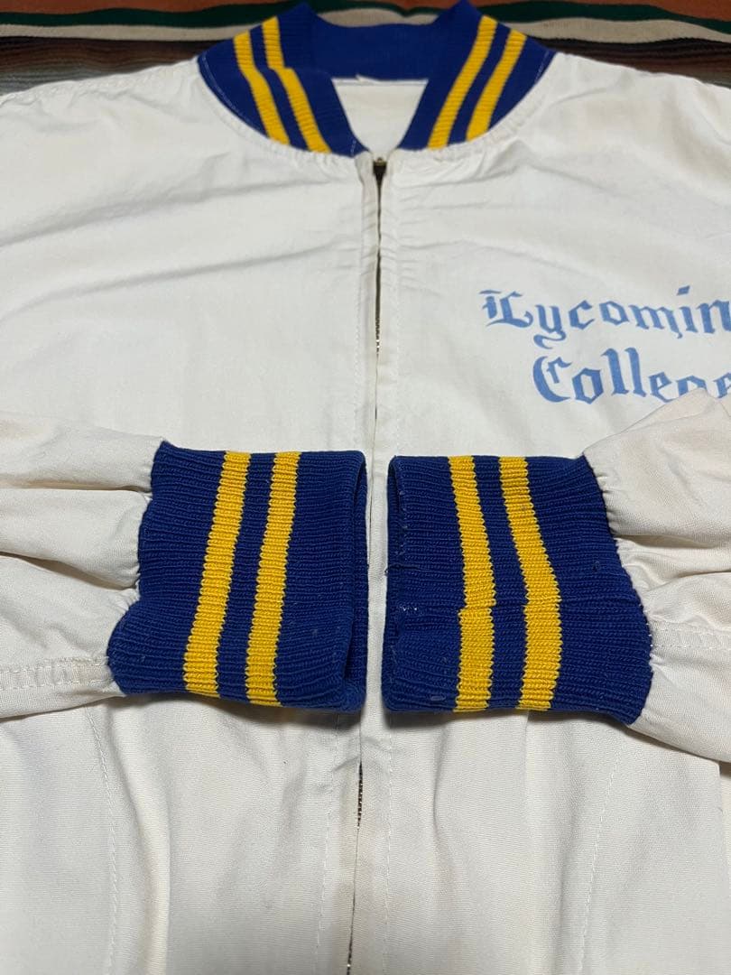 60s USA製 Champion スウィングトップ カレッジ系 大文字ランタグ
