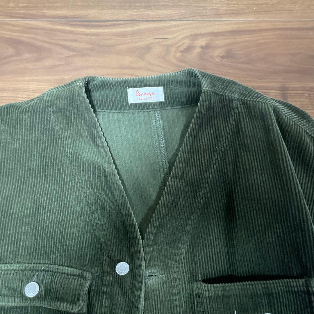 Penney's コーデュロイ カバーオールジャケット　サイズＬ