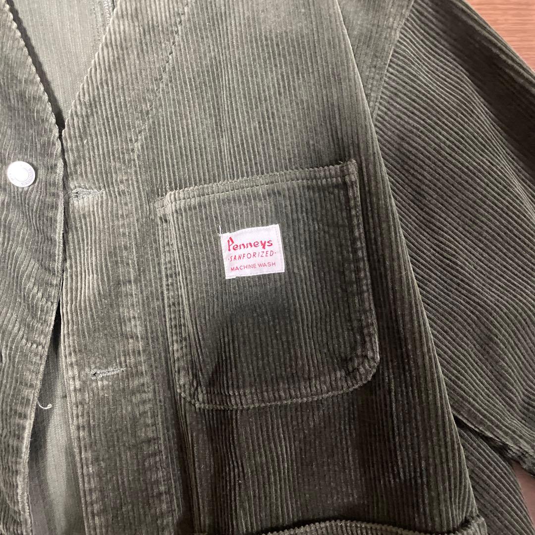 Penney's コーデュロイ カバーオールジャケット　サイズＬ
