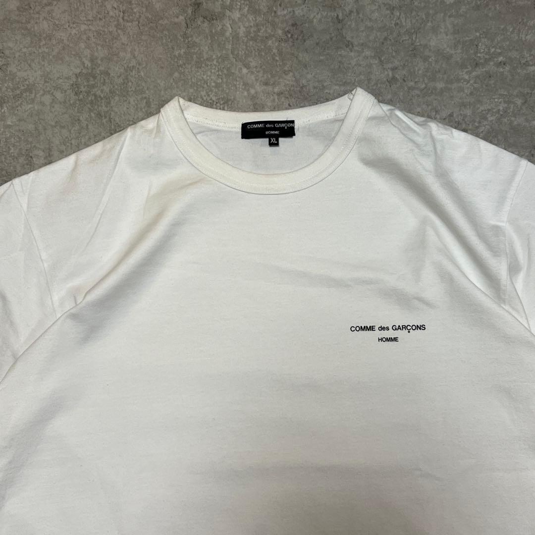COMME des GARCONS HOMME 綿天竺 ロゴTシャツ XL