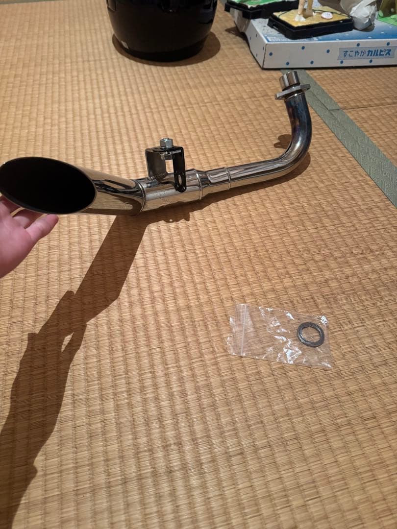 スラッシュカットマフラー