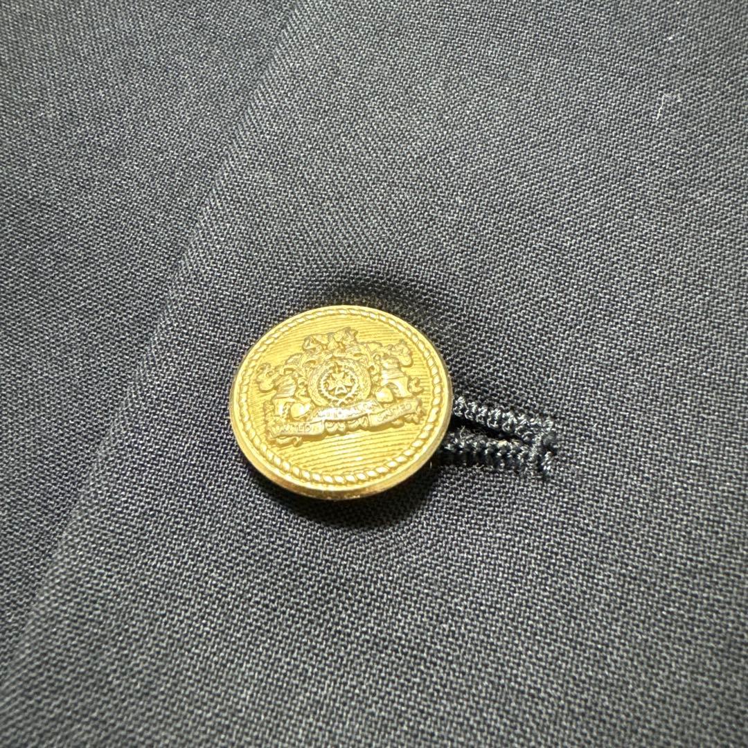 極美品 ニューヨーカー 紺ブレ 金ボタン XL 背抜き 春夏秋 ネイビー 濃紺