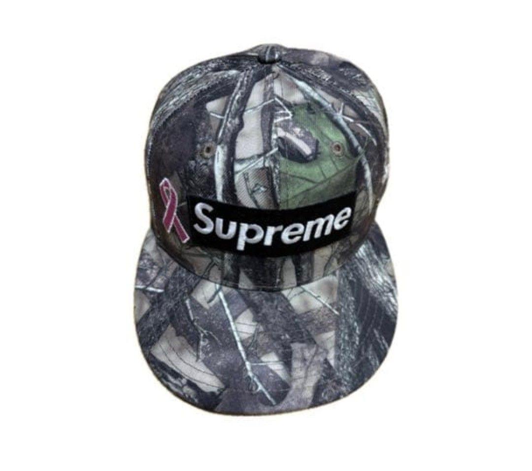 【希少】Supreme ボックスロゴ キャップ カモ柄 限定モデル　59.6cm