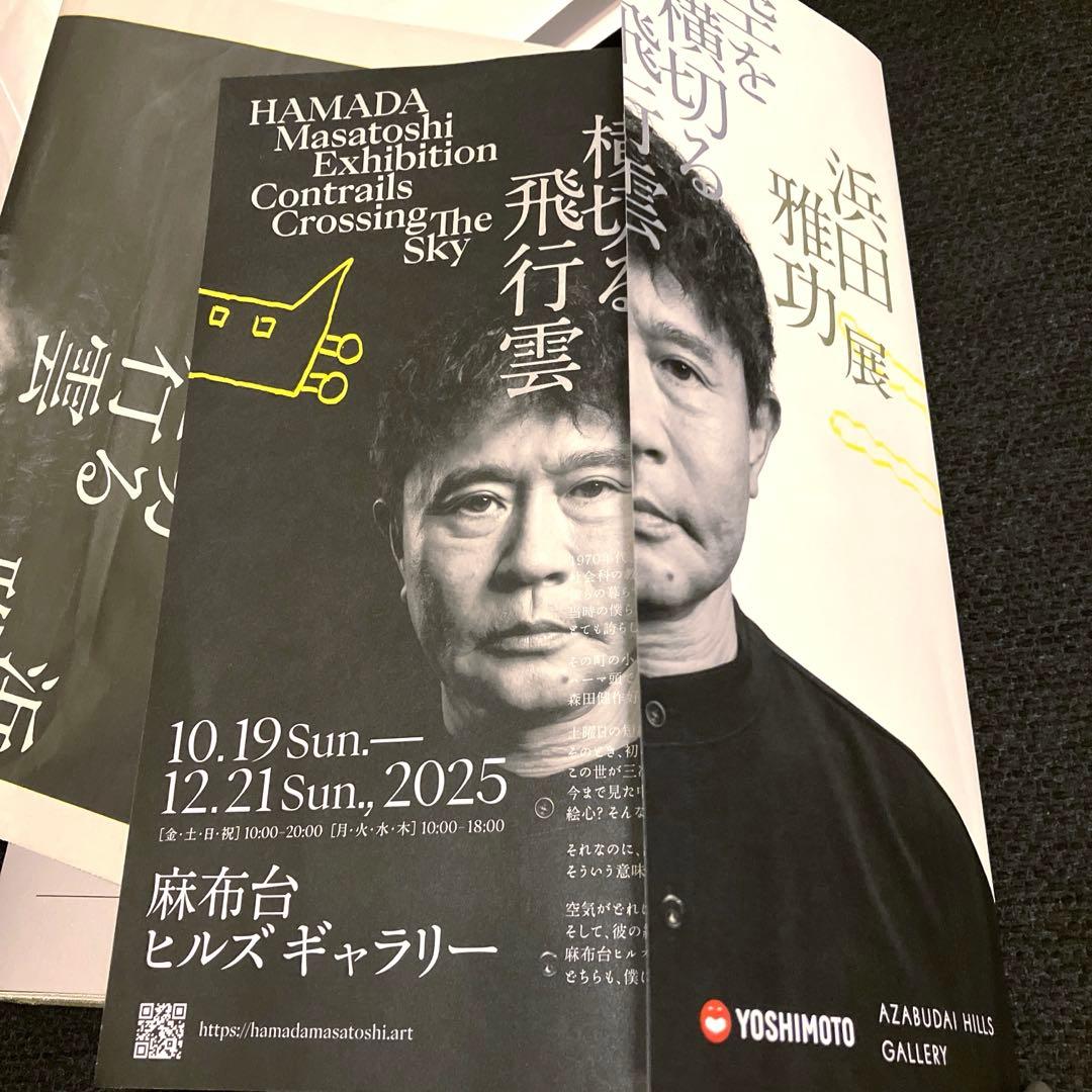 浜田雅功展 空を横切る飛行雲 公式図録 チラシ ショッパー バッグ カタログ