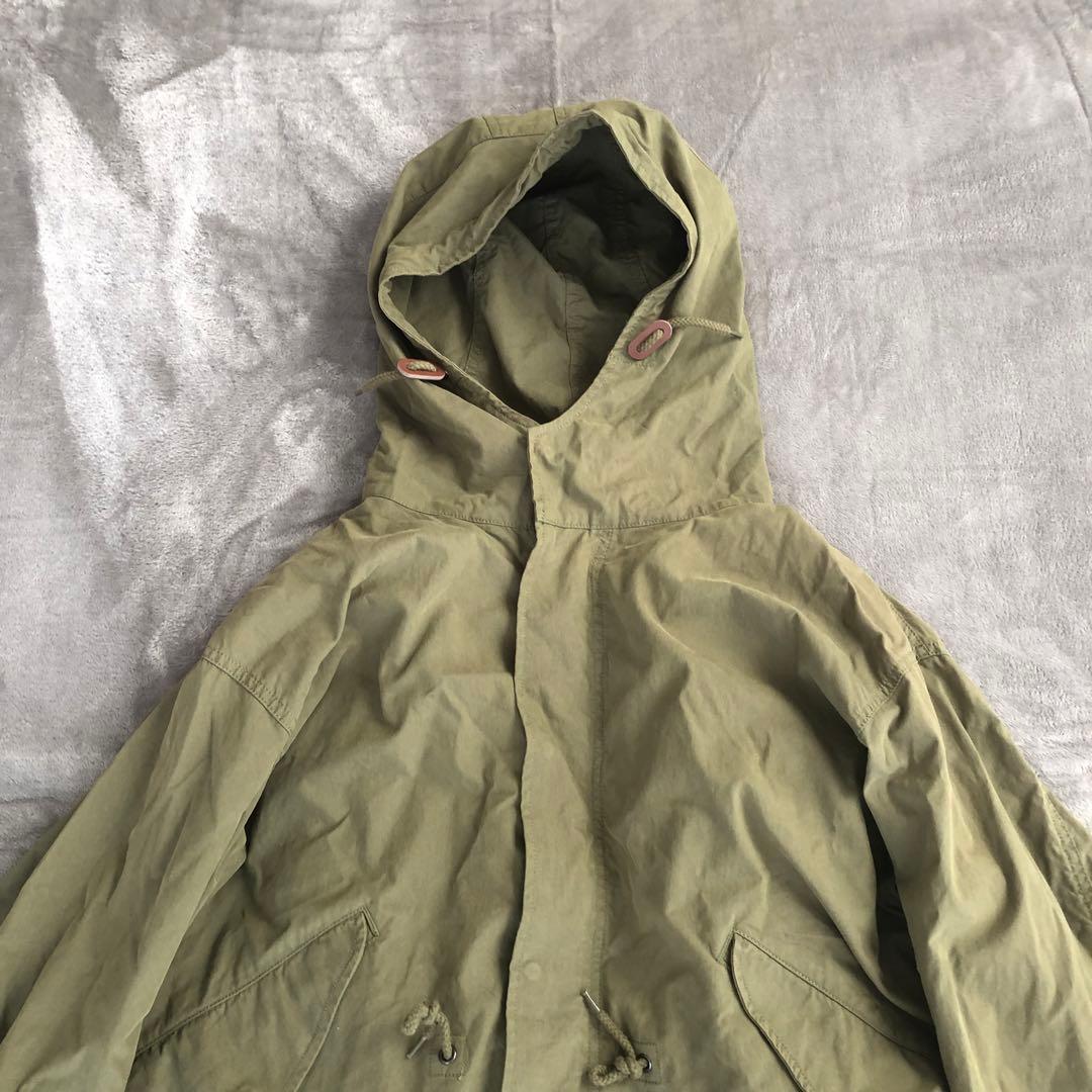 フリークスストアモッズコートボアライナー付きオリーブ FREAK’S store