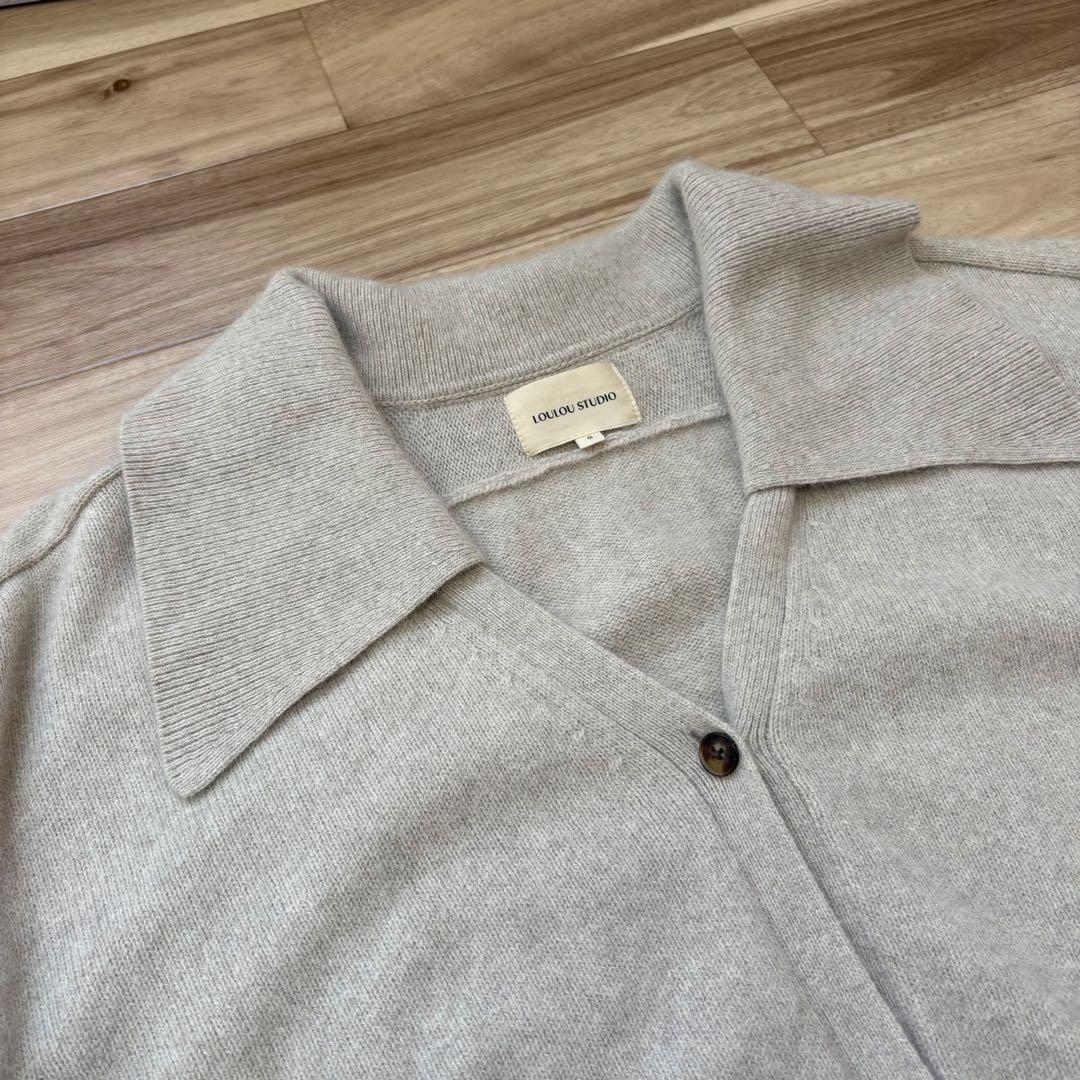 美品 LOULOU STUDIO カーディガン Deuxieme Classe