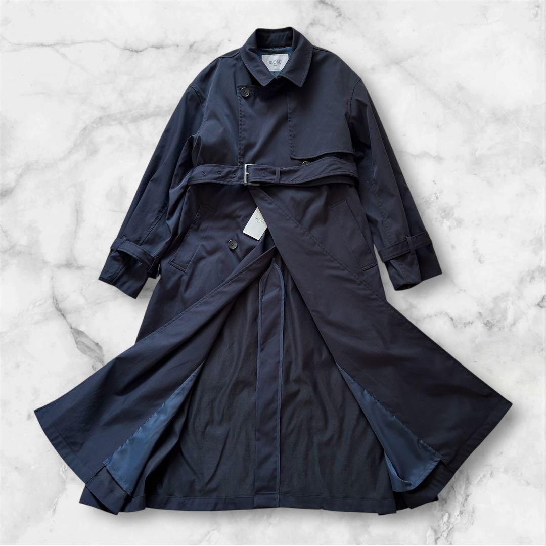 新品 24SS スローブイエナ コットンライクウォッシャブルトレンチコート 38