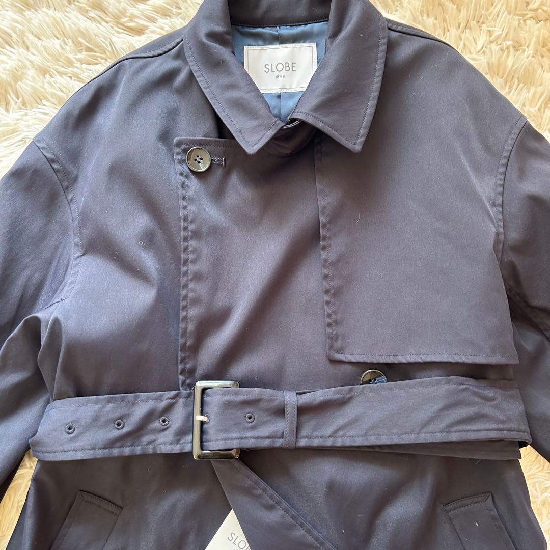 新品 24SS スローブイエナ コットンライクウォッシャブルトレンチコート 38