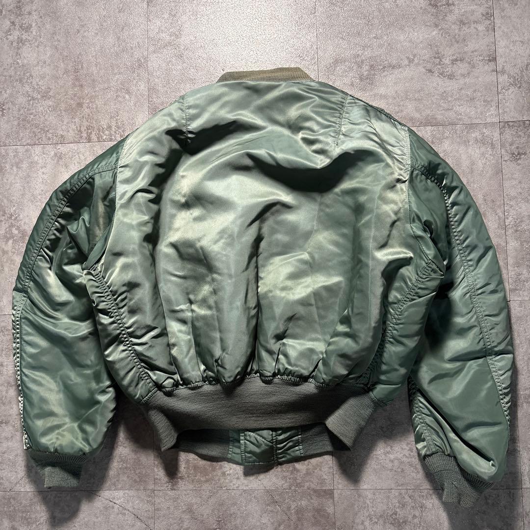 alpha 50s復刻　ma-1 flight jacket 短丈　ヴィンテージ