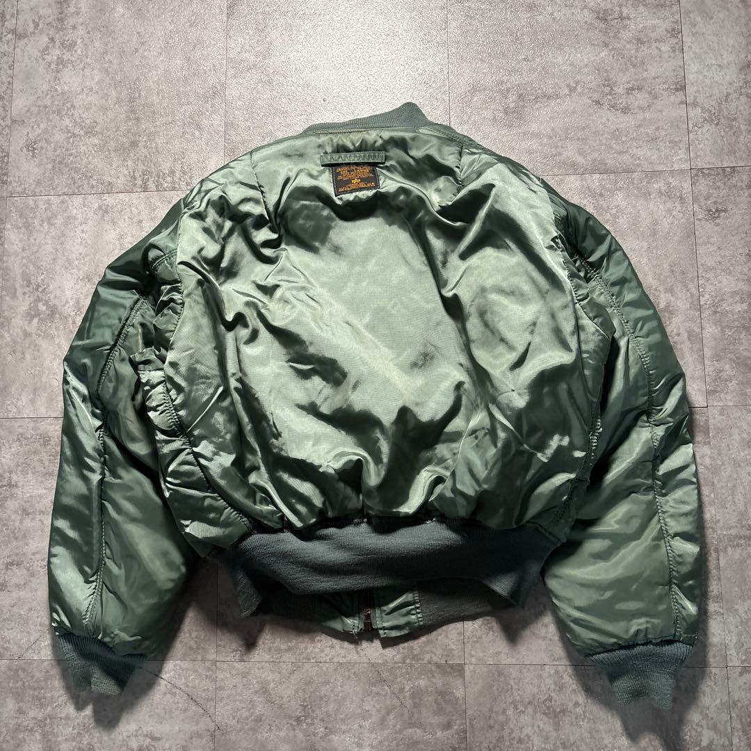 alpha 50s復刻　ma-1 flight jacket 短丈　ヴィンテージ