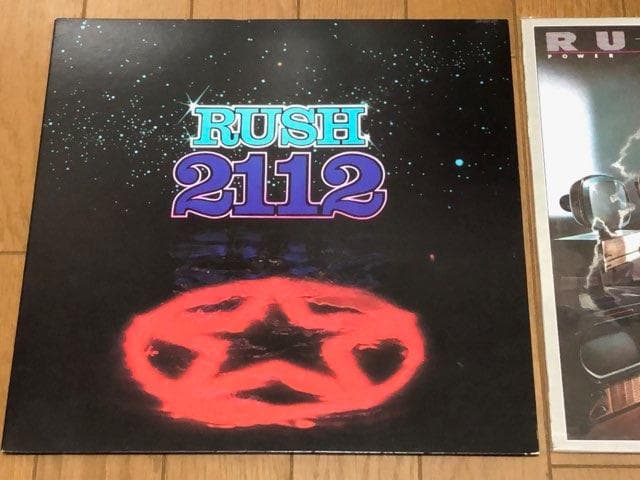 ラッシュ　レコード２枚セット　西暦２１１２年　パワー・ウィンドウズ