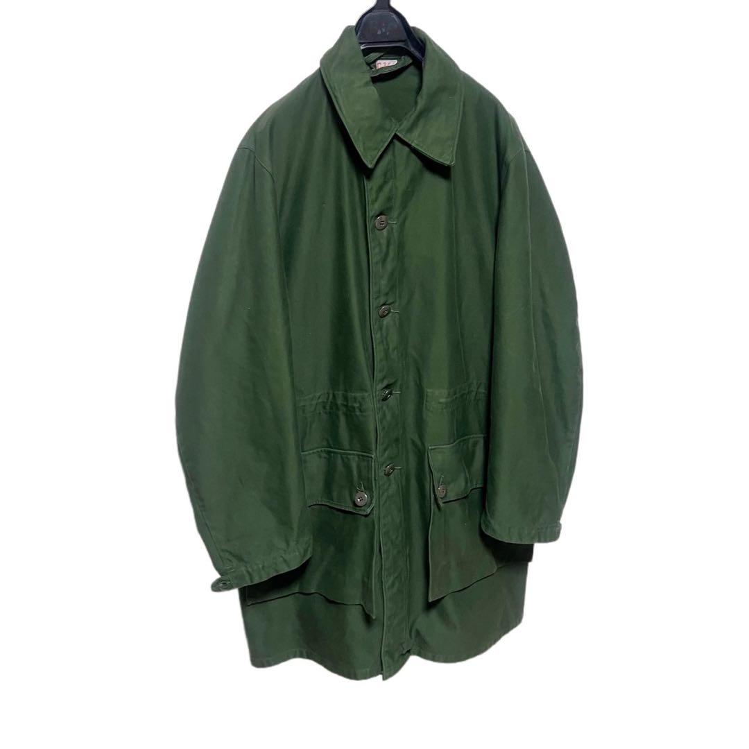 希少★スウェーデン軍 実物 M-59 フィールドコート XL相当 モッズコート