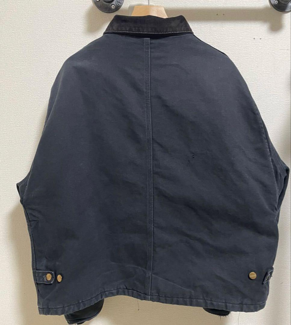 T*e様 2XL カーハート　トラディショナルジャケット　古着　黒　ブラック　フ