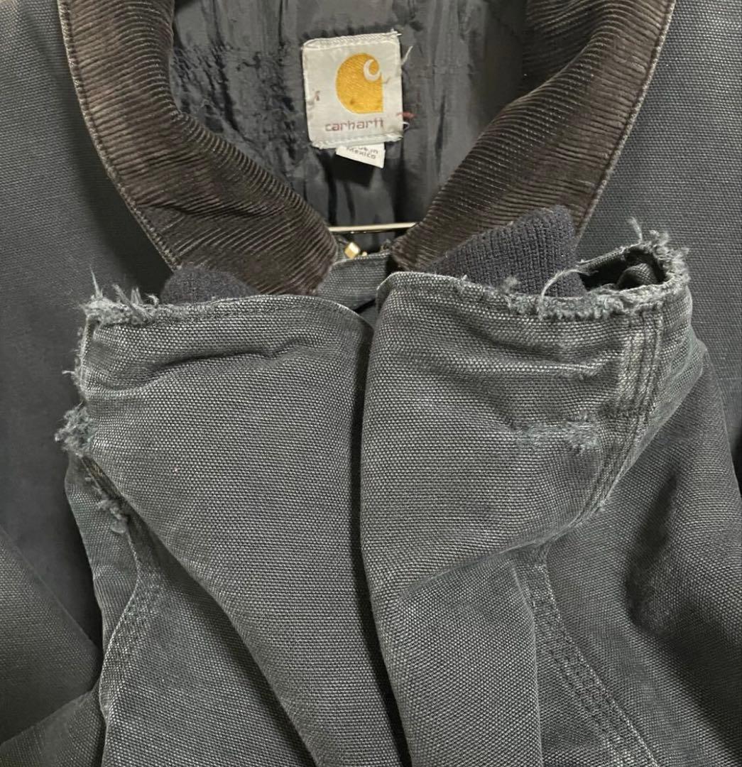 T*e様 2XL カーハート　トラディショナルジャケット　古着　黒　ブラック　フ