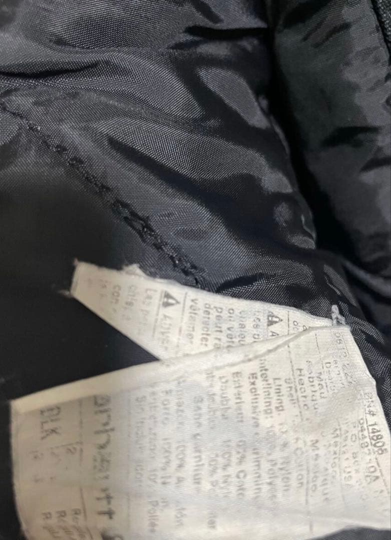 T*e様 2XL カーハート　トラディショナルジャケット　古着　黒　ブラック　フ