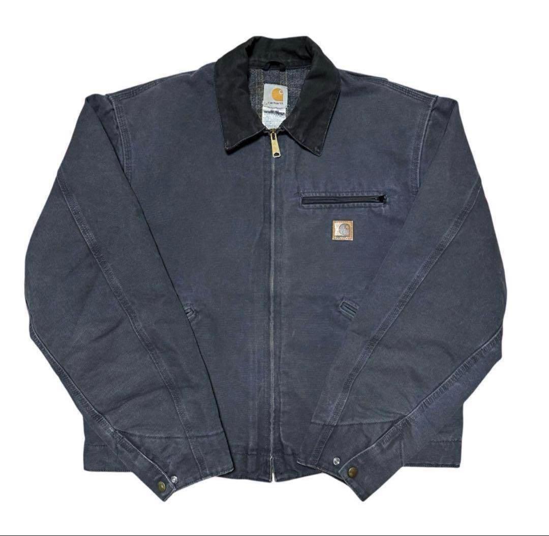 希少 L Carhartt デトロイトジャケット PTL ペトロール