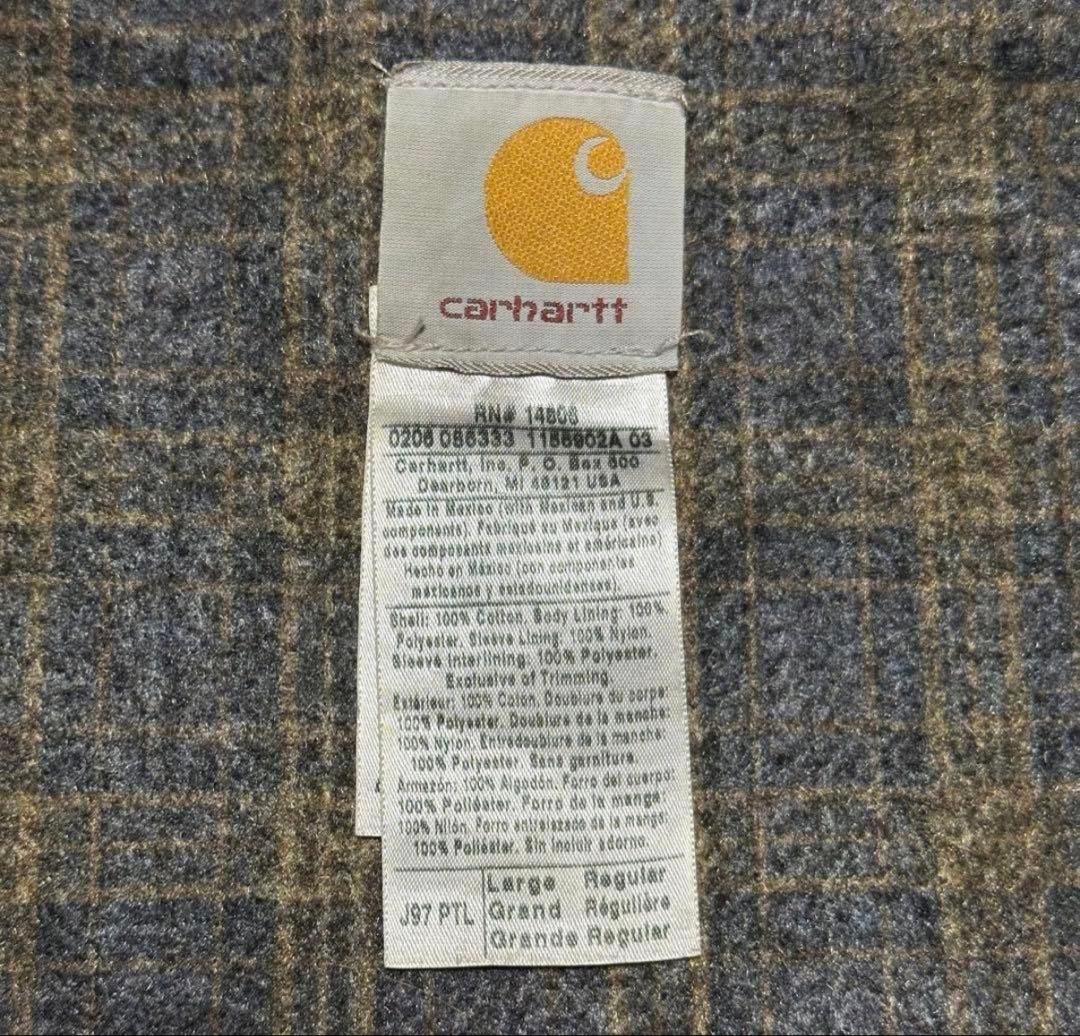 希少 L Carhartt デトロイトジャケット PTL ペトロール