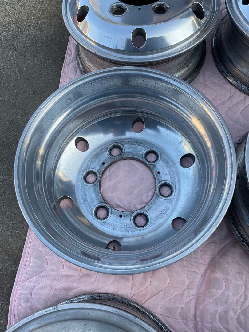 浅野孝義　アルコアTOPY製　4t車用アルミホイール 17.5×6.00