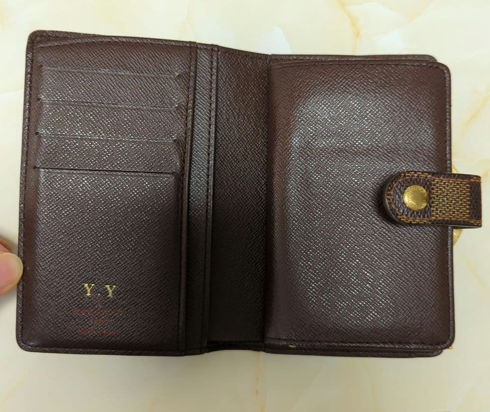 美品!!　ルイ・ヴィトン　折り財布　ダミエ