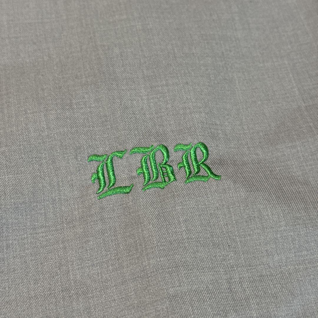 美品⭐️LIBEIRO リベイロ ロゴ刺繍 スラックス S グレー デザイン